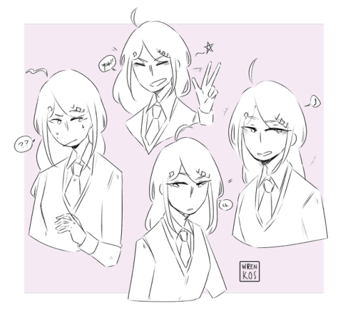 akodraws:kaede doodles…..i love her 