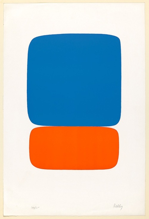 Ellsworth KellyAmerican, 1923-2015Blue over Orange,...