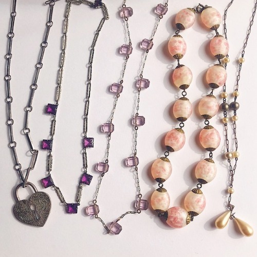 vintage necklace on Tumblr