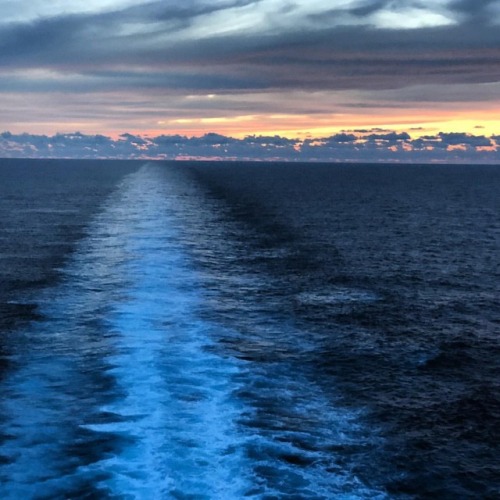 Cruising off into the sunset somewhere in the...