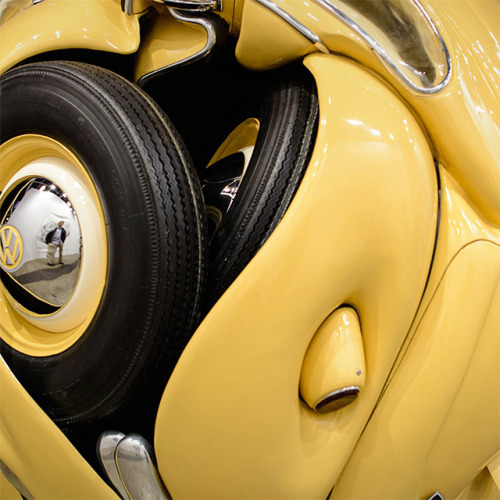 escapekit: 1953 Volkswagen Beetle Sphere For the Art Basel...