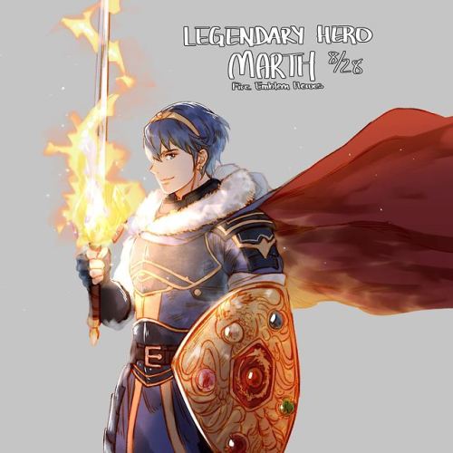 krazehkai:MARTH FINALLY ENTER AS A LEGENDARY HERO~!!!Good luck...