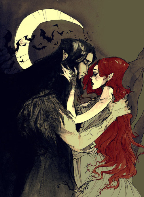 thevagabondthoughts:madmothmiko:Persephone & Hades by ...