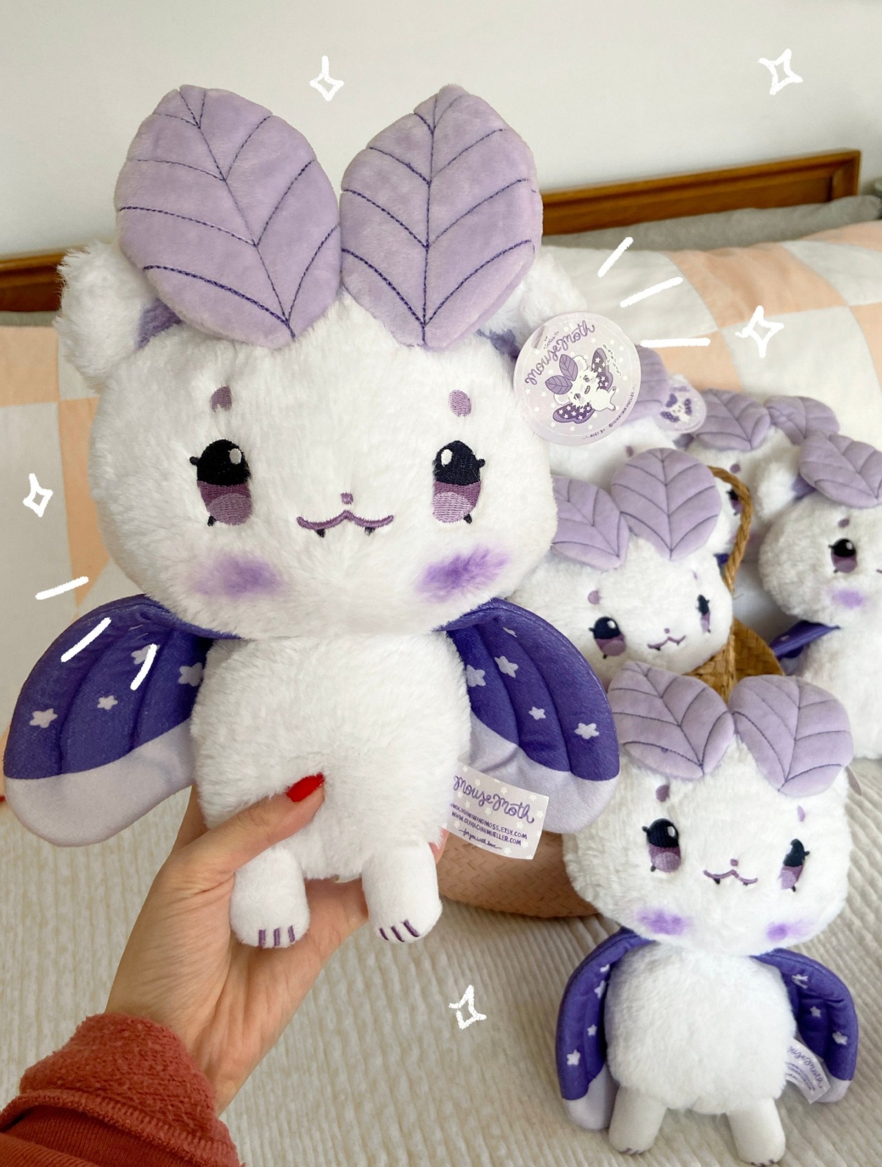 mouse moth plush