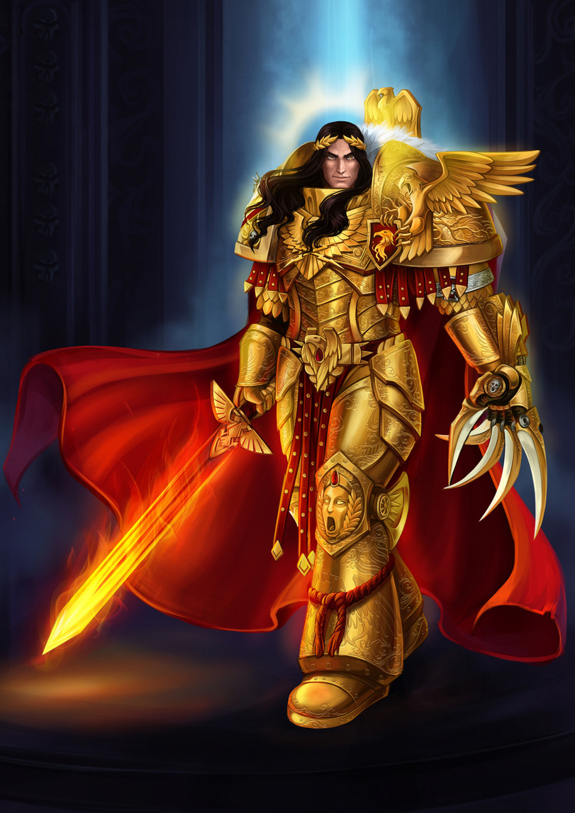 Warhammer 40k Artwork — Emperor Of Mankind By Effemera 1012