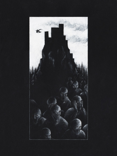 darkerdrawings:Inspired by the songs Flight of the Nazgul and...