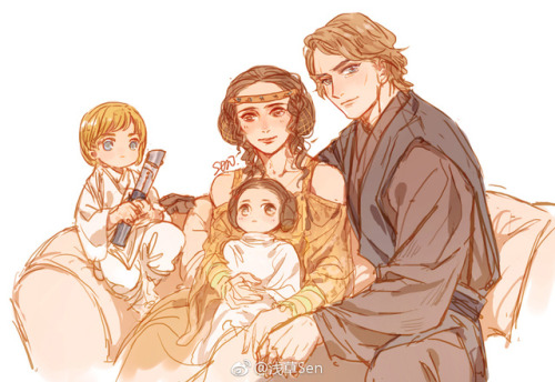 gffa:Skywalker Family | by浅草Sen