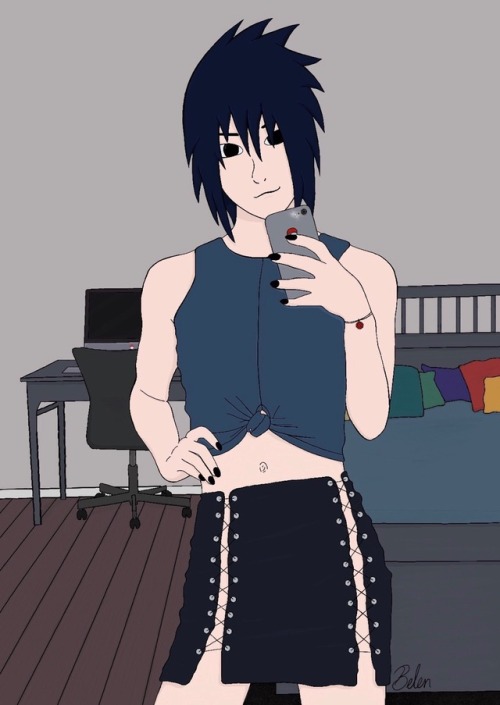 skirt sasuke | Tumblr