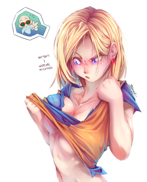 gorroart:Android 18 | Dragon Ball | FanArt | Speed PaintingYT:...