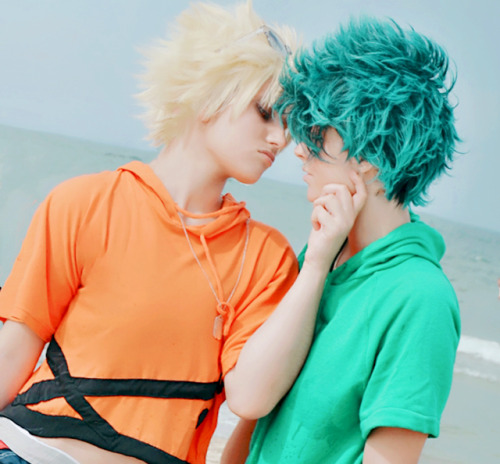 kinnme:TdBkDk on the beach:Bakugou: @kacchanbaeDeku:...