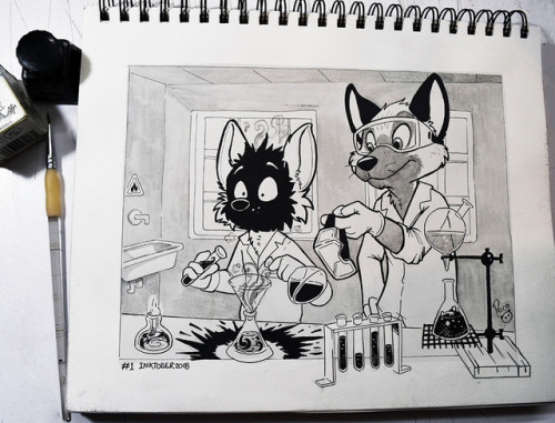 panda-paco:NSFW #Inktober 2018: Laboratory ProblemsWELCOME...