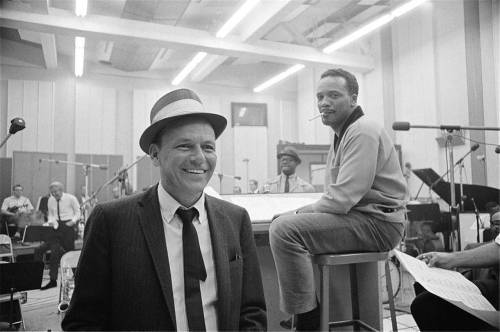 milestrumpet1:Frank Sinatra & Quincy Jones, 1964.By David...