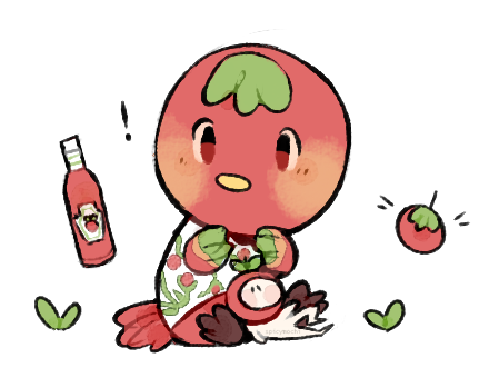 spicymochi:tom ato and ketchup being bffs