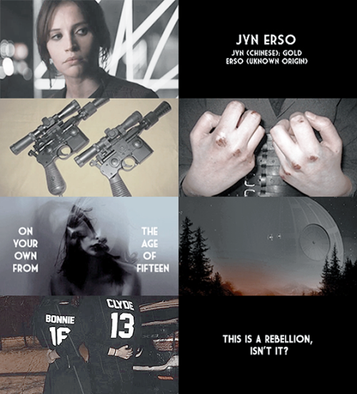 cassianandor:Jyn Erso and Cassian Andor (rebelcaptain /...