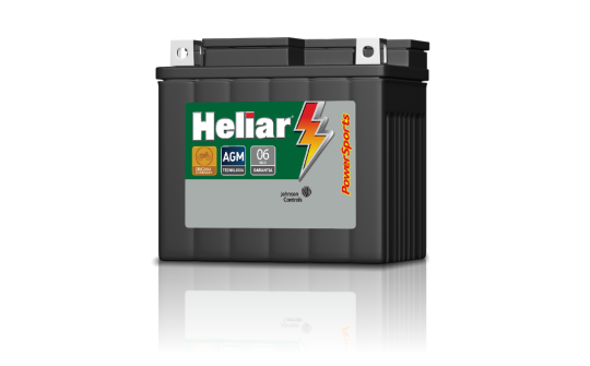 bateria de moto da marca heliar