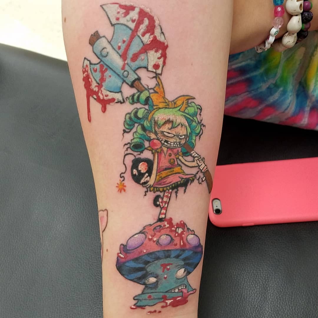 gertrude has some strong feelings about fairyland pickled blunt666 comic image - fortnite arm tattoo