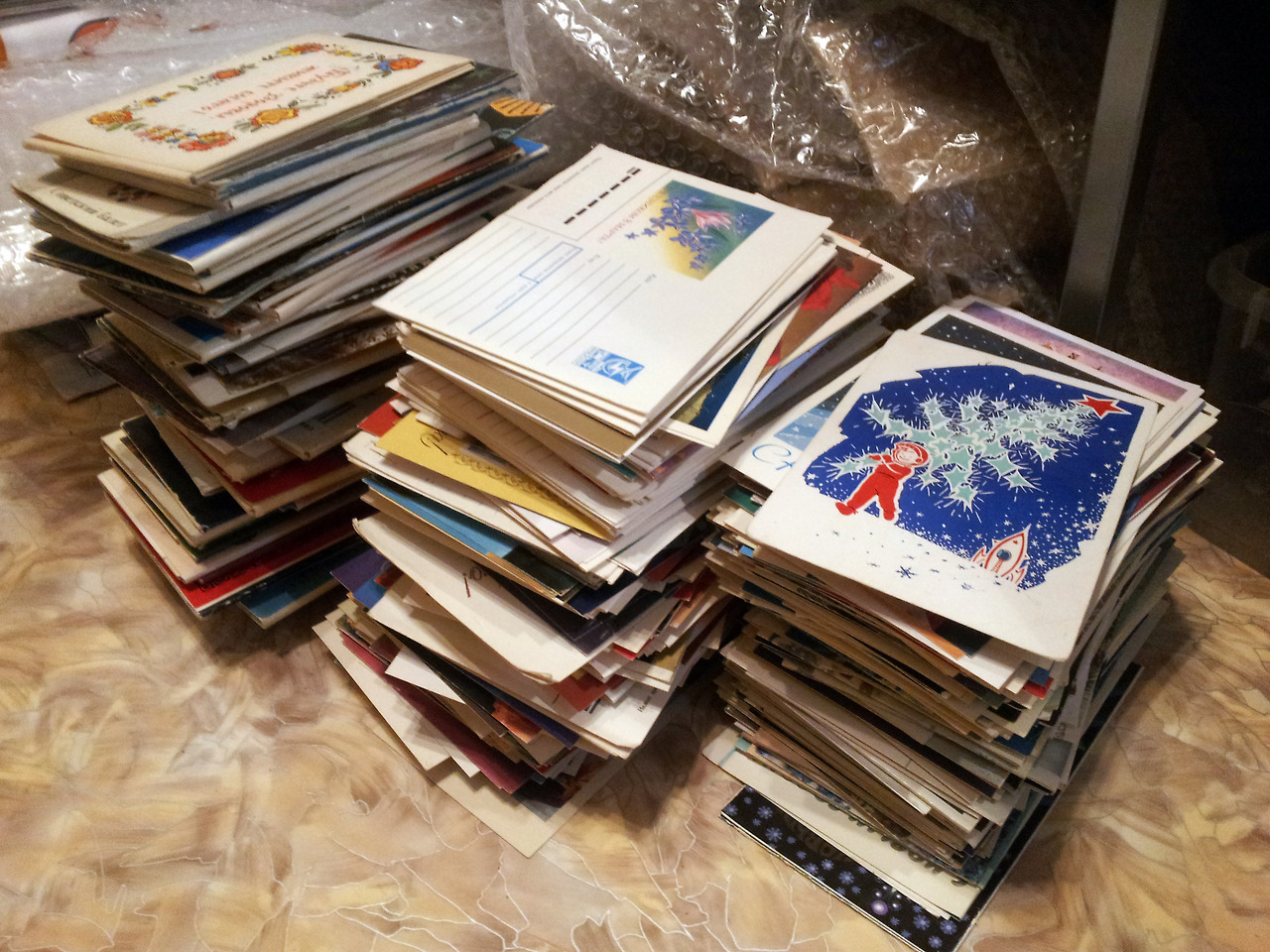 Today’s new stock of postcards!!! One stack is postcard sets, the other is entirely New Year, the third is mixed holidays (Women’s Day, October Revolution Day, May Day etc). All cards are unused. I will never be able to list it all on Etsy, so if...