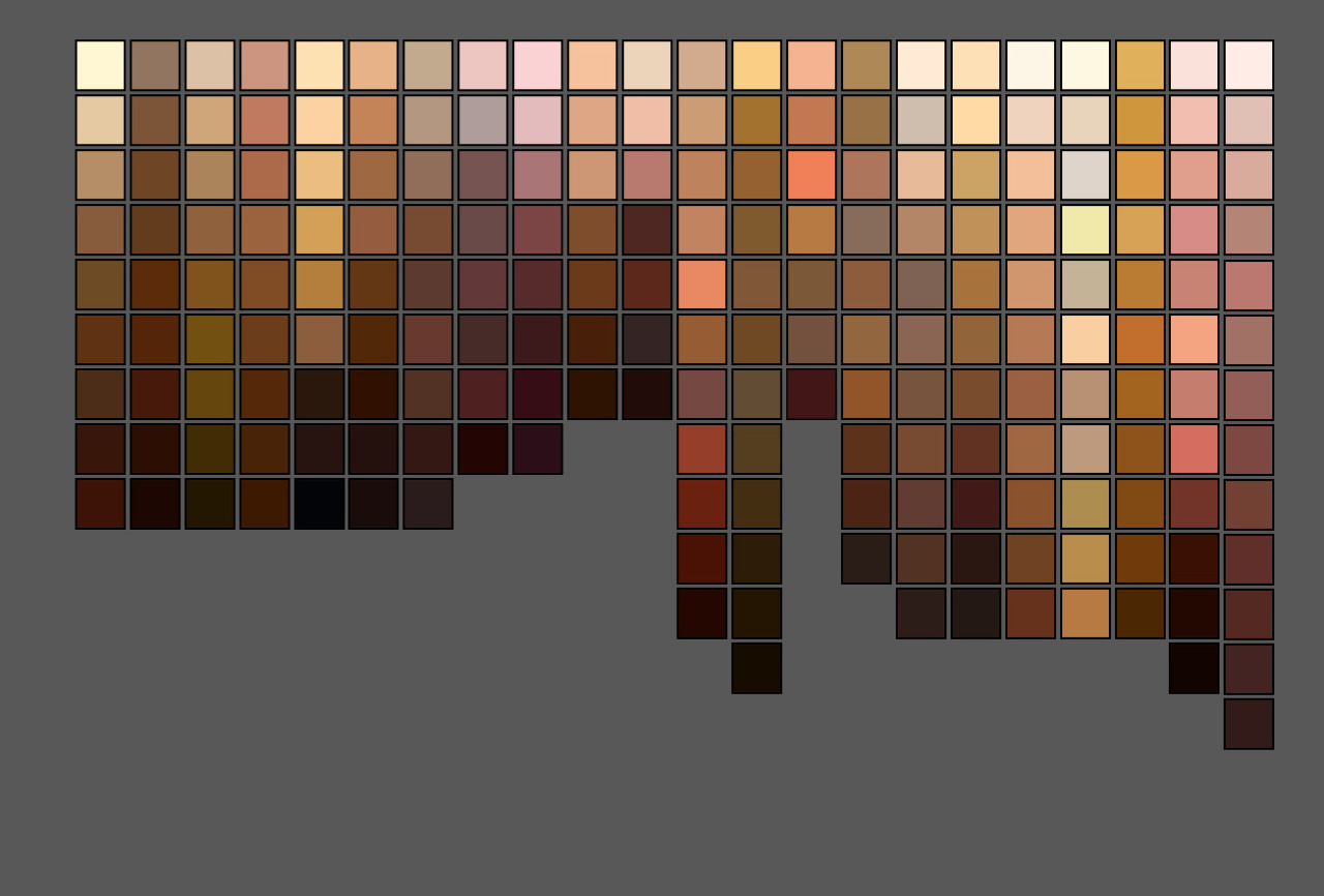 skin color palette photoshop download