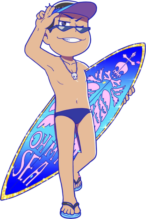 gyozamatsu:A sparkly Karamatsu. A rainbow Karamatsu. A speedo...