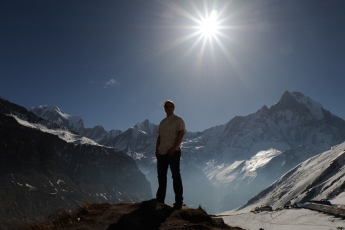 One of the tallest Ladys in the world #Annapurna #Nepal 10th...