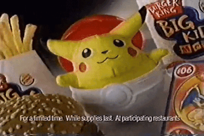 burger king happy meal pokemon