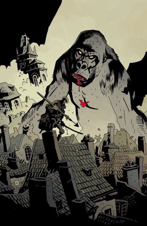 twofistedpulp:Mike Mignola, Year of Monsters variant cover...