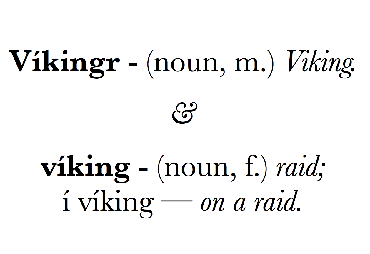 Fjorn's Hall • (#10) Old Norse Words - Víkingr & víking These may...