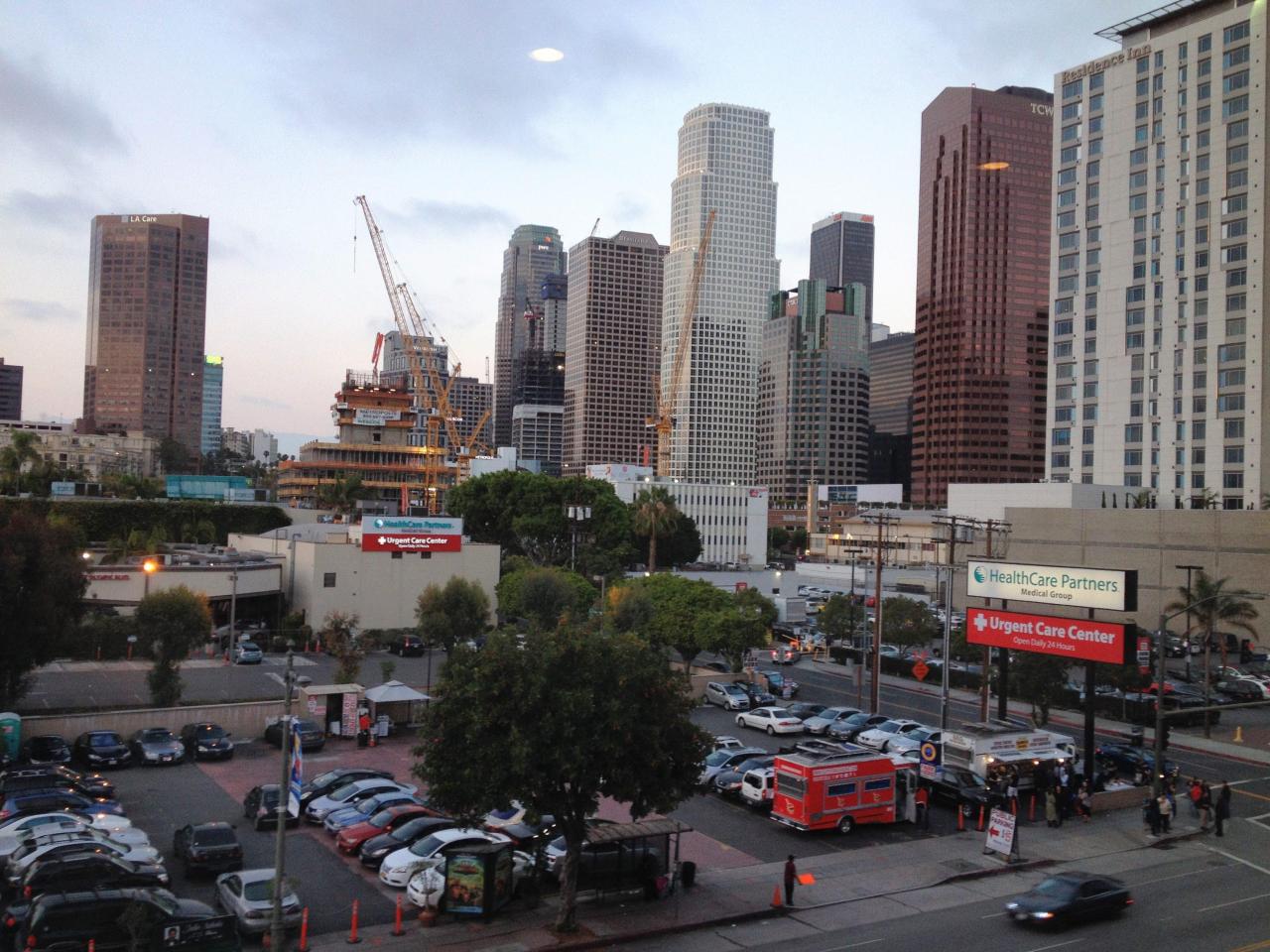 Downtown Los Angeles via Reddit 