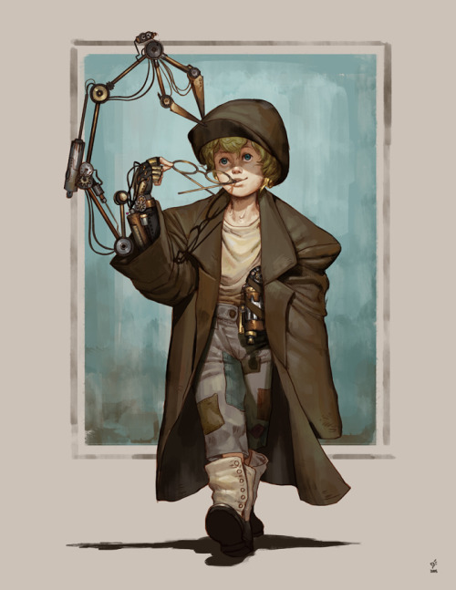 steampunk-art:steampunktendencies:Tommy by DHTenshi...