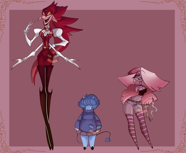 Hazbin Hotel with Sinner's Key — HAZBIN HOTEL OCS Finally I finished ...