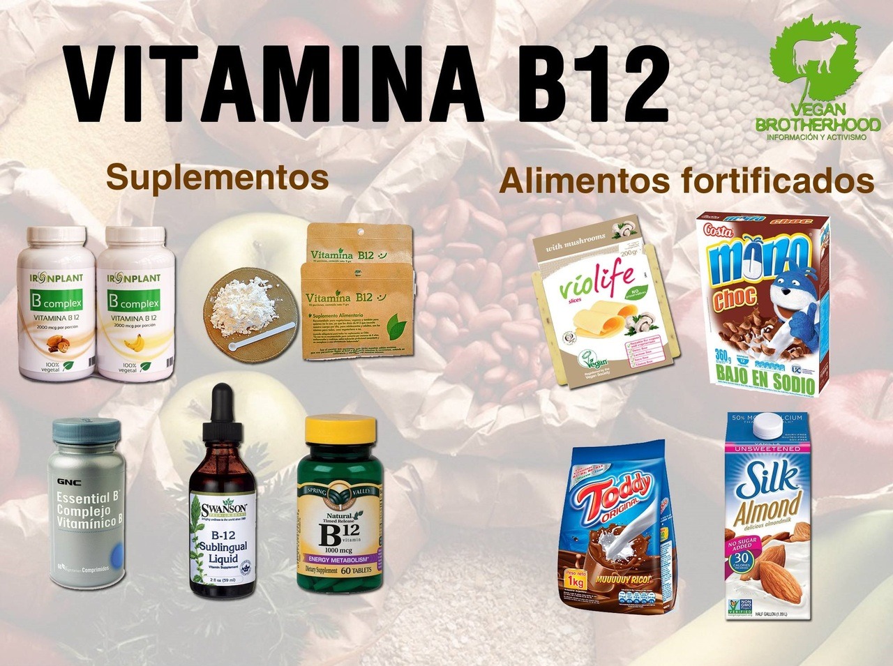 Alimentos fortificados con b12