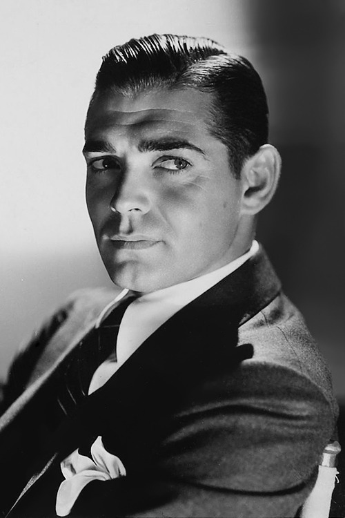 Matinée Moustache — Clark Gable, Clarence Sinclair Bull, C.1930s