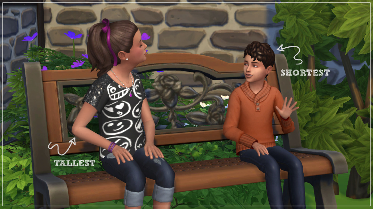 teen height slider sims 4