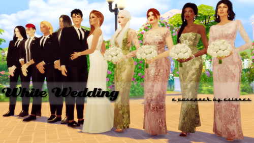 eslanes:Finally! Here is White Wedding, my new pose pack!...