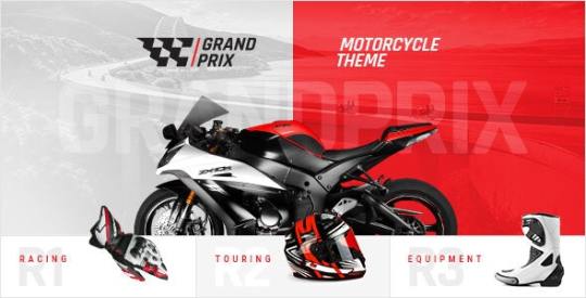 GrandPrix v1.0 - Motorcycle WordPress Theme Nulled