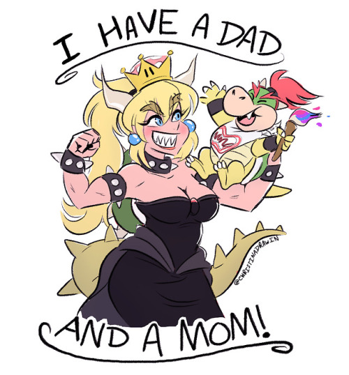 christinaisdrawing:One more Bowsette drawing! A nice...