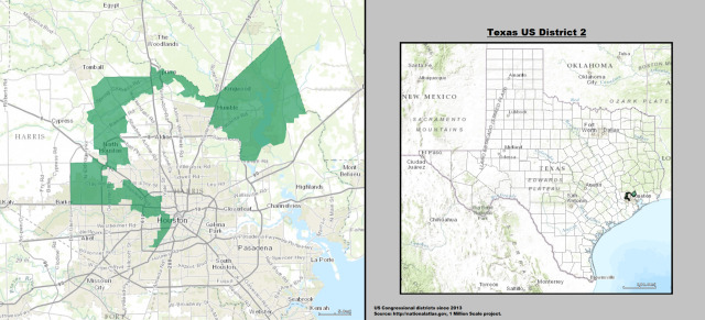 Texas 2nd Congressional District Maps On The Web 5450