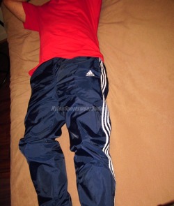 swishy adidas pants