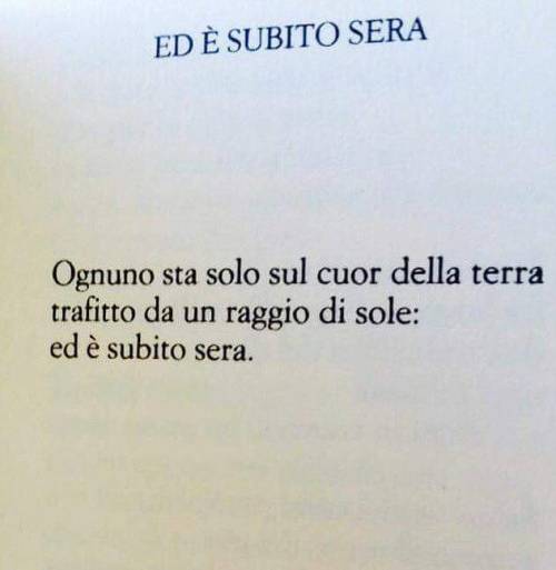 Ed è subito sera - Score