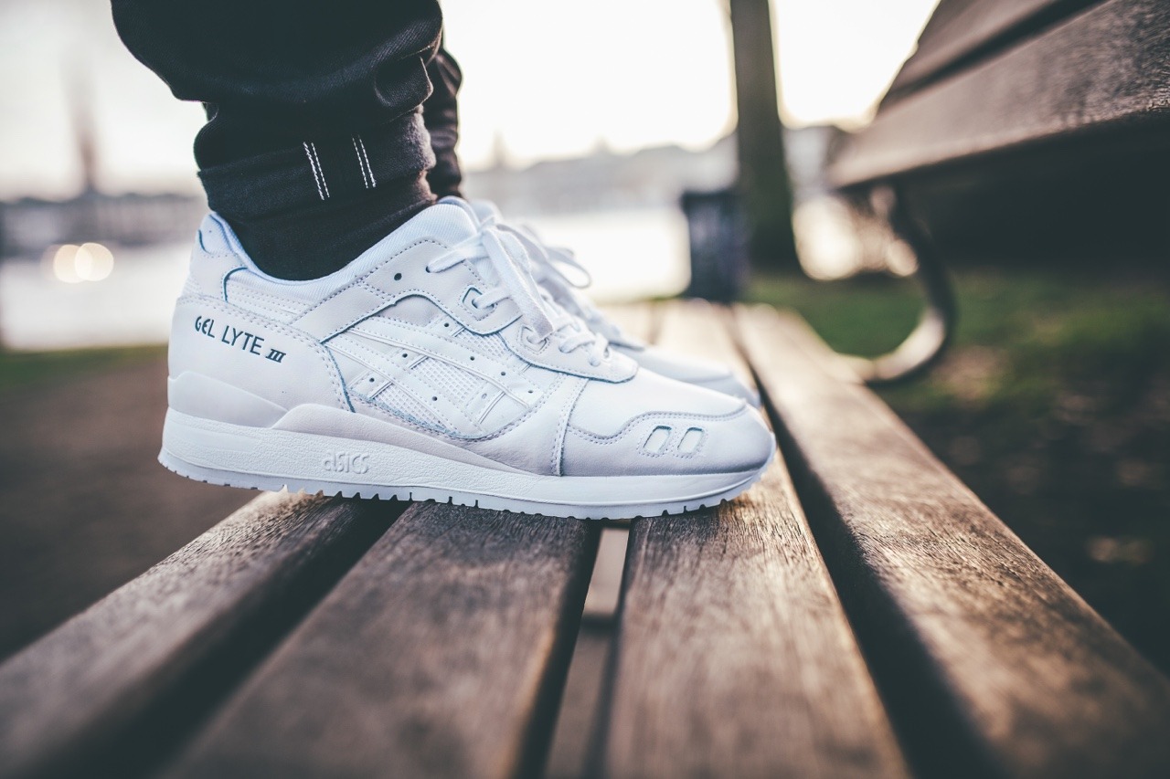 asics gel lyte iii pure white