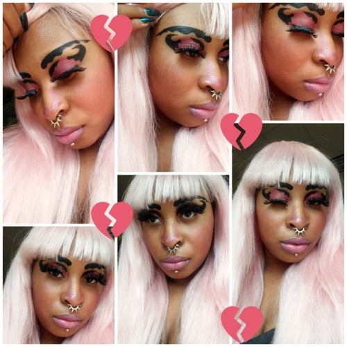 pink makeup on Tumblr