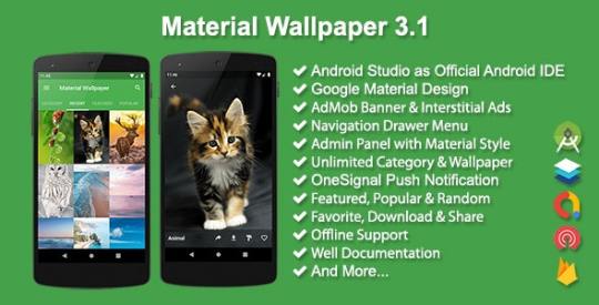 Material Wallpaper v3.1 Nulled