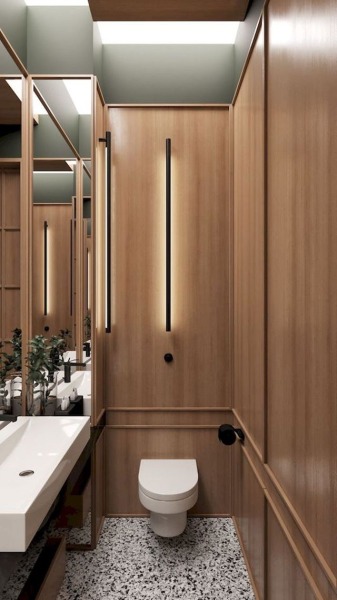 Powder room interiors