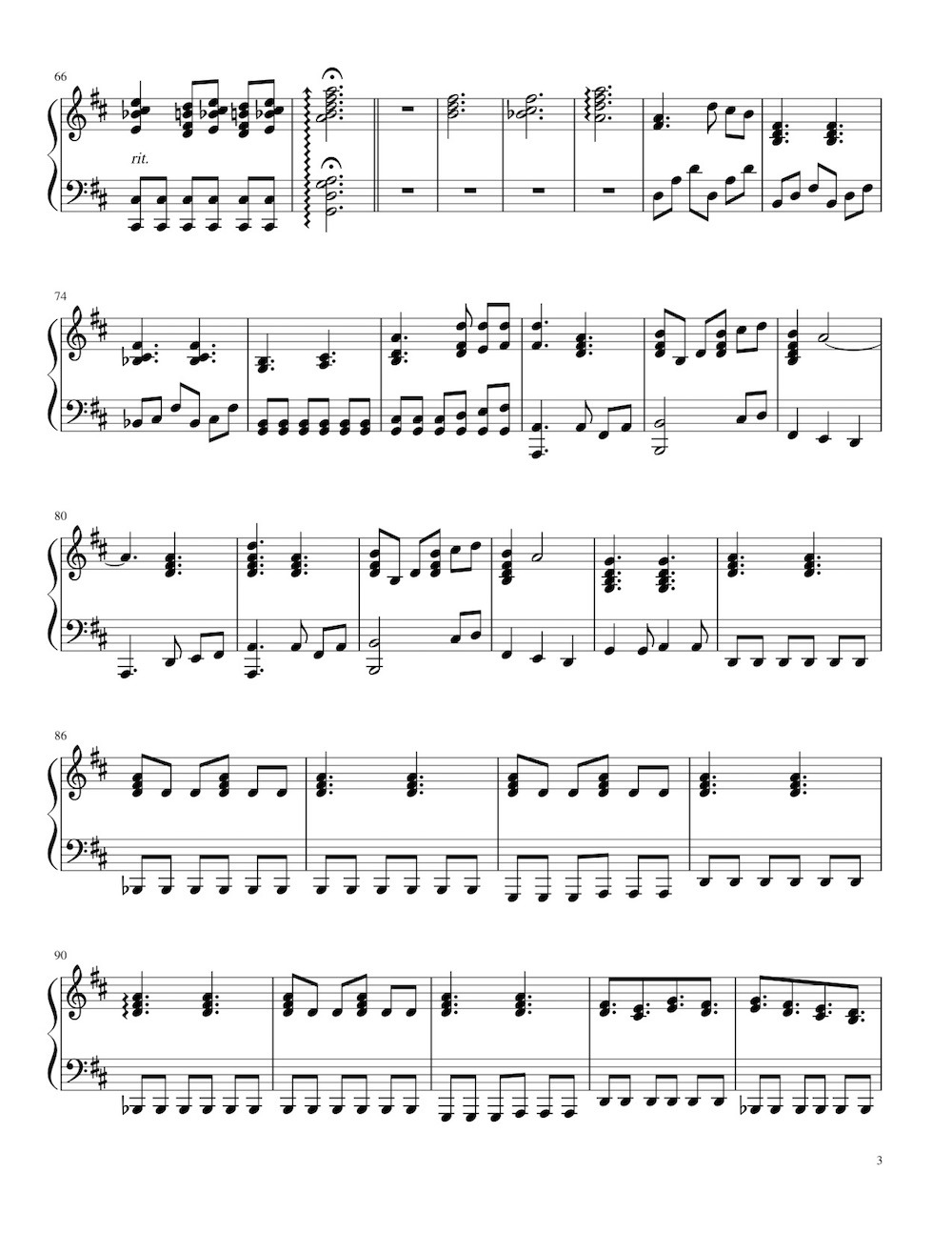 itsanidiom: Burn - piano sheet music Composed... - Hamilton Musical