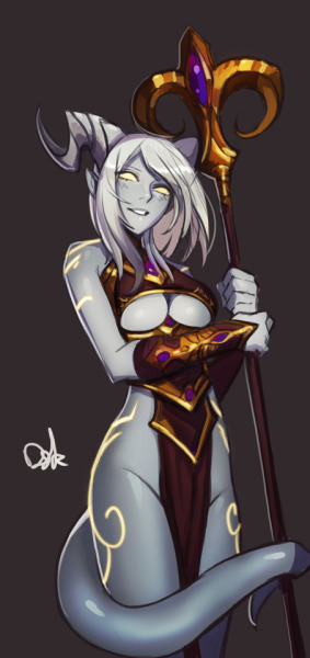 Lf Draenei Priest Sketch Lf Draenei Priest Sketch