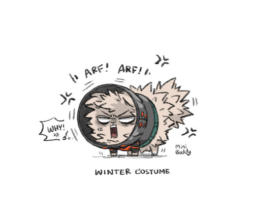 minibuddy:Kacchan’s winter costume is a satellite dish.