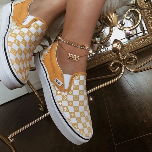 yellow vans aesthetic