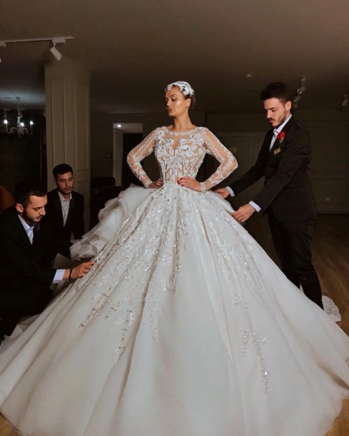 Out of this world wedding ball gowns by Valdrin Sahiti