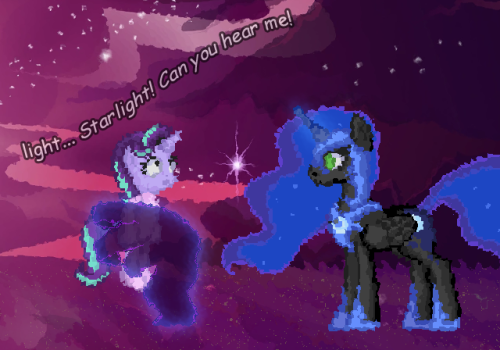 glapplebloom:((Have you figured out what this Nightmare Moon...