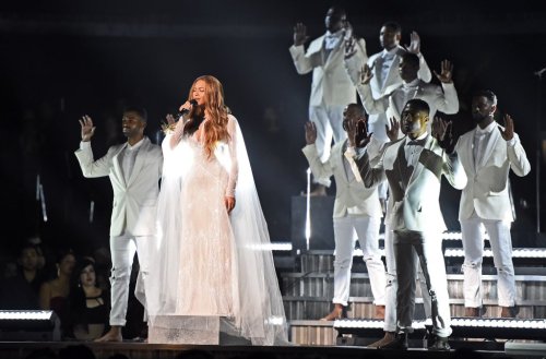 yonceeknowles:Beyonce uses her performances as a platform to...